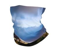 Hawaii Skyline Diamond Head Volcano Protezione del Viso Elastico Ghetta Unisex Sciarpa al Collo per Uomo Estivo Pesca 25X50Cm