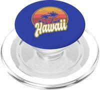 Hawaii spiaggia retrò tramonto PopSockets PopGrip per MagSafe