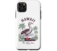 Hawaii State Bird Nene Goose Camicia Vintage Island Nature Custodia per iPhone 11 Pro Max