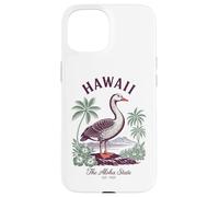 Hawaii State Bird Nene Goose Camicia Vintage Island Nature Custodia per iPhone 15