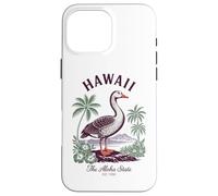 Hawaii State Bird Nene Goose Camicia Vintage Island Nature Custodia per iPhone 16 Pro Max
