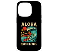 Hawaii Surfer Aloha North Shore Vintage Uomo Surfs Up Custodia per iPhone 14 Pro