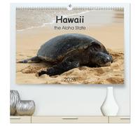 Hawaii the Aloha State (hochwertiger Premium Wandkalender 2026 DIN A2 quer), Kunstdruck in Hochglanz: Trauminseln im Pazifik