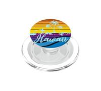 Hawaii Vintage Sunset Surfer Souvenir PopSockets PopGrip per MagSafe