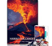 Hawaii Volcanoes National Park Puzzles für Erwachsene 1000 Puzzles, Spielzeug, Lernspiele, Stressabbau, geeignet für die Schreibtischdekoration, 38x26cm