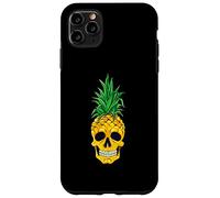 Hawaiian Ananas Skull Summer Halloween Costume Goth Custodia per iPhone 11 Pro Max