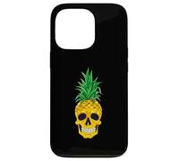 Hawaiian Ananas Skull Summer Halloween Costume Goth Custodia per iPhone 13 Pro
