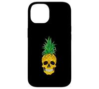 Hawaiian Ananas Skull Summer Halloween Costume Goth Custodia per iPhone 14