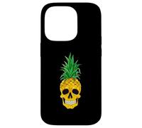 Hawaiian Ananas Skull Summer Halloween Costume Goth Custodia per iPhone 14 Pro
