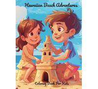 Hawaiian Beach Adventures coloring book for kids