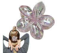 Hawaiian Hair Clip, Electroplate Tropical Flower Hairpin, Beach Tropical Flower Hairpin for Beach, Pool, Vacation Outfit, Stylish Hair Accessory for Summer, Elegant Floral Hairpin