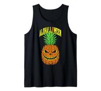 Hawaiian Halloween Ananas Zucca Divertente Alohalloween Canotta