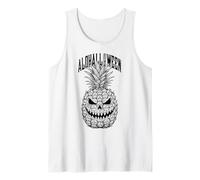 Hawaiian Halloween Ananas Zucca Divertente Alohalloween Canotta