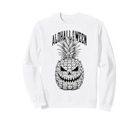 Hawaiian Halloween Ananas Zucca Divertente Alohalloween Felpa