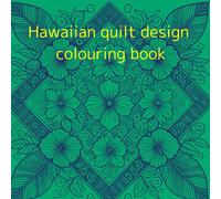 Hawaiian quilt design colouring book
