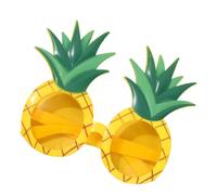 Hawaiian Sunglasses, Women's Fruit Eyewear, Trendy Pineapple Glasses, Fun Vibrant Design, Lightweight Comfortable Fit, Ideal for Beach, Pool, Travel, Summer Road Trips, Stage Events, Photo Booth Use