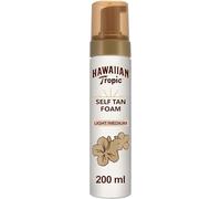 Hawaiian Tropic - Self Tanning Foam Light/Medium, Autoabbronzante in Mousse per Pelli Chiare/Medie, Formato 200 ml, con Aloe Vera e Vitamina E