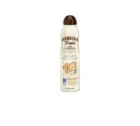 Spray Solare Protettivo Idratante di Hawaiian Tropic, Protezione SPF 30 UVA e UVB Resistente all'Acqua, Profumo Tropicale, Lozione Solare, 177 ml