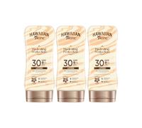 Hawaiian Tropic Silk Hydration Protective - Confezione 3 lozione solare protettiva SPF 30 con nastri di seta idratanti e impermeabili, formato 180 ml.