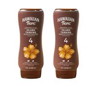 Hawaiian Tropic SPF 4 Sunscreen, Protective Dark Tannning Sunscreen Lotion 8 Ounces, 2 Count (Pack of 1)