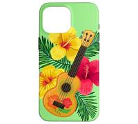 Hawaiian Ukulele Liuto Chitarra Ibisco Custodia per iPhone 16 Pro Max