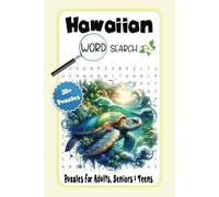 Hawaiian Word Search Puzzle Book: Word Searches with Easy to Read Print about Hawaii, Beaches, Culture and more | 6x9 inches, 110 pages | 50+ puzzles … Gift for Vacations, Holidays and Free Times.