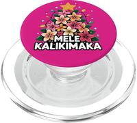 Hawaiian Xmas MELE KALIKIMAKA con albero di ibisco PopSockets PopGrip per MagSafe