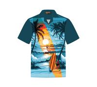Hawaiihemdshop.de Camicia 'Beach Day' blu cielo Uomo Hawaiihemdshop.de XXL