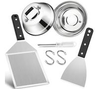 HaWare Set di 4 spatole per barbecue con campana per hamburger