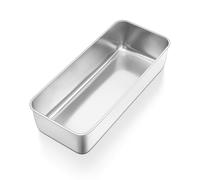 HaWare Teglia da 1,4 kg, grande teglia in acciaio inox per pane alla banana/torta/pagnotte/lasagne, 31 x 13 x 7,5 cm, sana e durevole, lavabile in forno e lavastoviglie
