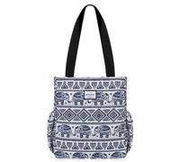 HAWEE Donna Borsa Tote con Zip Leggera Borsa a Tracolla Casual Borsa a Mano Moda Borsa a Spalla Grande Borsa della Spesa Impermeabile Borsetta per Viaggio Scuola Lavoro Quotidiano Vita Yoga Spiaggia
