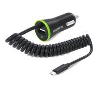 HAWEEL CARICABATTERIE AUTO ACCENDISIGARI ORIGINAL HWL-3310B USB MICROUSB 78A929A