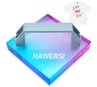 HAWERSI Blocco di raffreddamento HTV con manico, accessorio per pressa di calore per carta sublimazione Cricut, vinile a trasferimento termico, pellicola DTF, ferro su vinile, carta per trasferimento