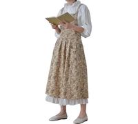 Hawholm Grembiule da donna taglie forti con croce posteriore grembiule con tasche, grembiuli grembiuli, grembiule da donna in cotone e lino, 01-caffè, taglia unica