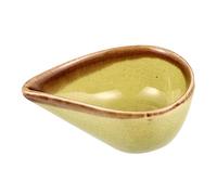 HAWILLOSCH 1pezzi Piccolo Vassoio Ceramico Per Incenso Ciotola Per Oli Essenziali e Maschere Di Bellezza Design Goccia Facile Da Pulire Per Saloni e Spa