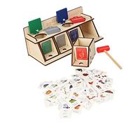 HAWILLOSCH 1set Gioco Didattico Di Classificazione Dei Rifiuti Legno Per Ragazzo Ragazza Giocattolo Educativo Per Sostenibilità Ambientale Sviluppo Abilità Motorie e Cognitive Facile Da