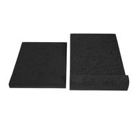 HAWILLOSCH 2 pezzi Cuscini Isolanti in Spugna per Altoparlanti Antiscivolo Ammortizzanti per Riduzione Risonanza e Vibrazioni Acustiche per Monitor e Casse Acustiche