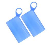 HAWILLOSCH 2 Pz clip di conservazione del organizer per la conservazione della muffola titolare di deposito temporaneo Custodia per mascherine Clip per mascherine contenitori Blue