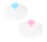 HAWILLOSCH 2 Pz spazzola per shampoo portatile massaggiatore per grattare i massaggiatore cuoio capelluto hair brush spazzola per da doccia polietilene