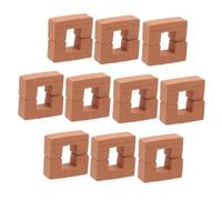 HAWILLOSCH 20 Pezzi Mini Mattoni Per Bambini Per Bambini in Muratura Fai -da -te Modella Modella Artigianato Realistici Piccoli Blocchi Di Costruzione Per Accessori Per Case Bambole Progetti