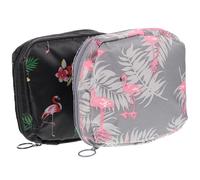 HAWILLOSCH 2pezzi Borse Per Assorbenti Igienici Da Viaggio Di Sacchetti Porta Assorbenti Colorati Pratiche e Compatte Per Mestruazioni Facile Accesso Con Cerniera Organizer Multiuso Per Donne