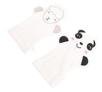 HAWILLOSCH 2pezzi Guanti Esfolianti Per Doccia Realizzati Assorbono Molta Acqua Per Creare Sapone o Bagnoschiuma Facili Da Usare Pulire