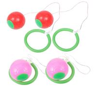 HAWILLOSCH 4 Pz Palla Rimbalza Set Da Gioco Per Bambini Anelli Di Salto Per Bambini Palla Da Salto Per Bambini Anello Di Salto Corda Per Bambini Saltano Palla Salta