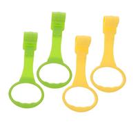 HAWILLOSCH 4pezzi Anelli Tirare Per Culla Per Ragazzo Anelli Appendere Alla Culla Portatile Strumenti Per Aiutare i Ragazzo Camminare Realizzati Materiali Affidabili Clip Sul Retro Per