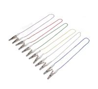 HAWILLOSCH 6 Pezzi In Acciaio Inossidabile Scraf Clip Tovagliolo Bavaglino Cordini Per Bambini Maschera Per Il Viso Cordino Clip A Catena Goccia Porta Asciugamano Clip Tovagliolo Porta