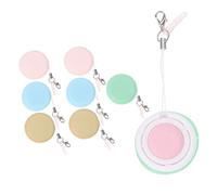 HAWILLOSCH 8pezzi Salviette Pulisci Schermo Per Smartphone e Occhiali Strumenti Di Pulizia Portatili Con Design Macaron Per Laptop e Monitor Facili Da Trasportare Con Laccetto