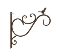 HAWILLOSCH Appendivasi da esterno in ferro, supporto per piante da parete per balcone e giardino, gancio stile vintage, forte capacità di carico