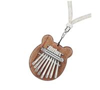 HAWILLOSCH Mini Kalimba Tasti Portatile in Marrone Strumento Musicale Ergonomico e Facile da Trasportare per Principianti Thumb Piano Finger Piano per Coltivare Interesse Musicale