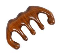 HAWILLOSCH Pettine Denti Larghi in Naturale per Donna Capelluto Antistatico Portatile e Leggero Adatto Viaggi e Uso