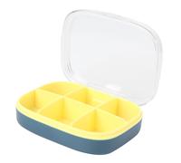 HAWILLOSCH Portapillole Portatile - Contenitore Settimanale Per Viaggi Conservazione Quotidiana - Plastica Piccolo Leggero A Prova Di Perdite